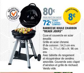 barbecue boule charbon "beaux jours"