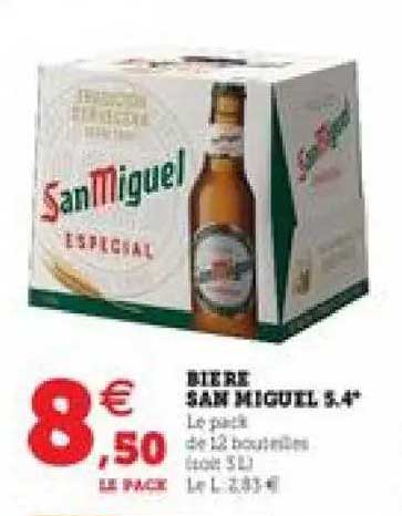 bière san miguel 5.4°