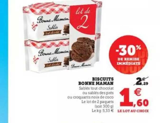 biscuits bonne maman