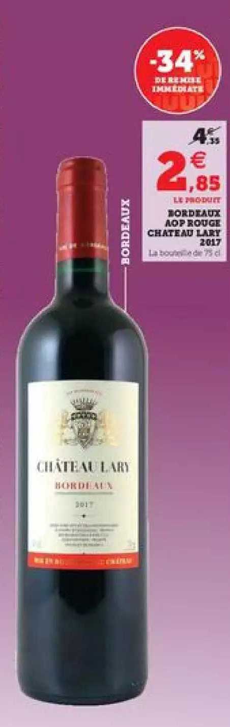 bordeaux aop rouge chateau lary 2017