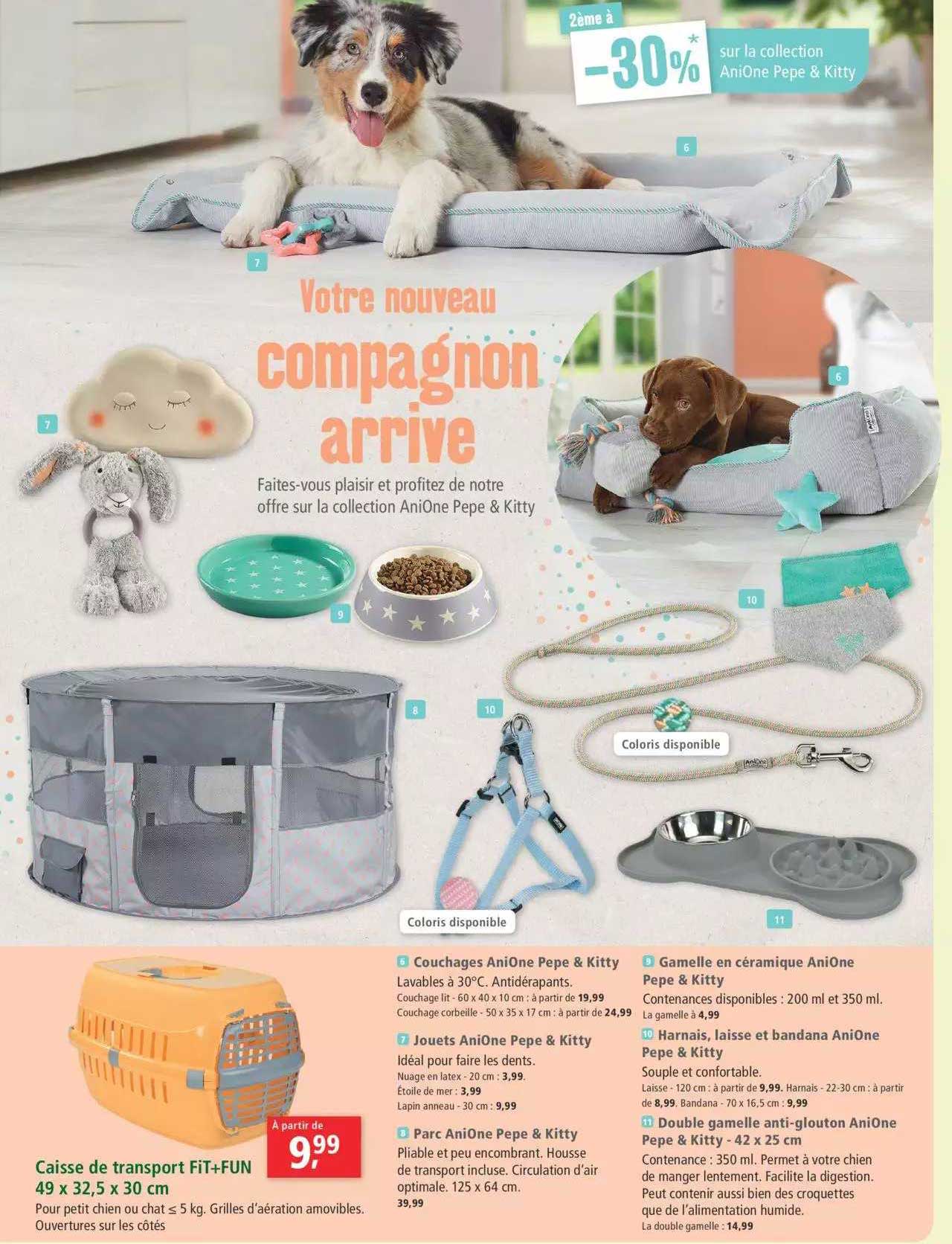 caisse de transport fit+fun 49 x 32,5 x 30 cm