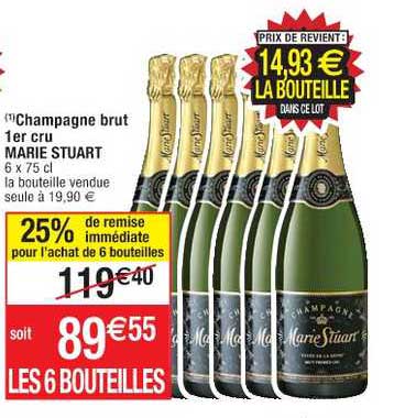 champagne brut 1er cru marie stuart