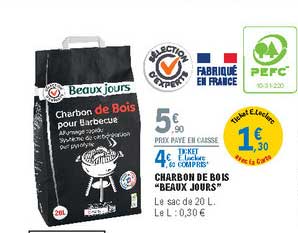 charbon de bois "beaux jours"