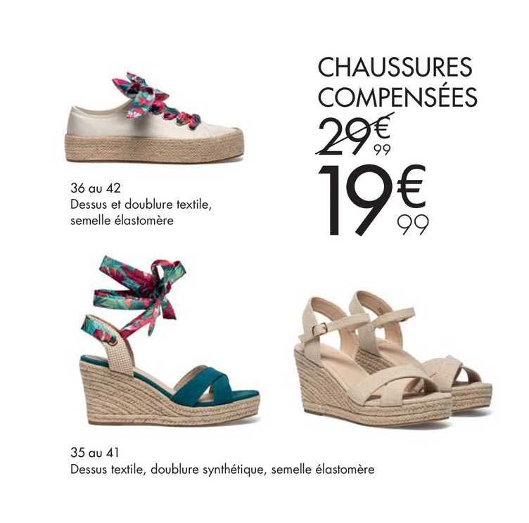 chaussures compensées