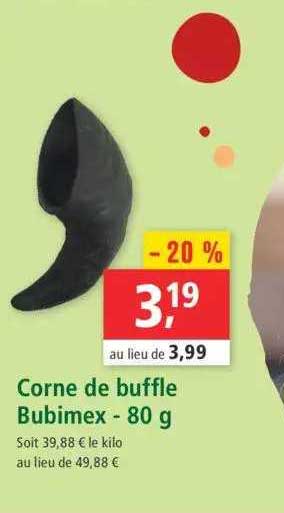 corne de buffle bubimex - 80 g