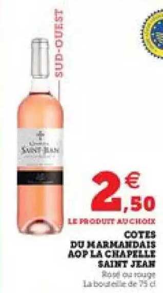 côtes du marmandais aop la chapelle saint jean