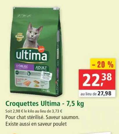 Croquettes Ultima - 7,5 Kg