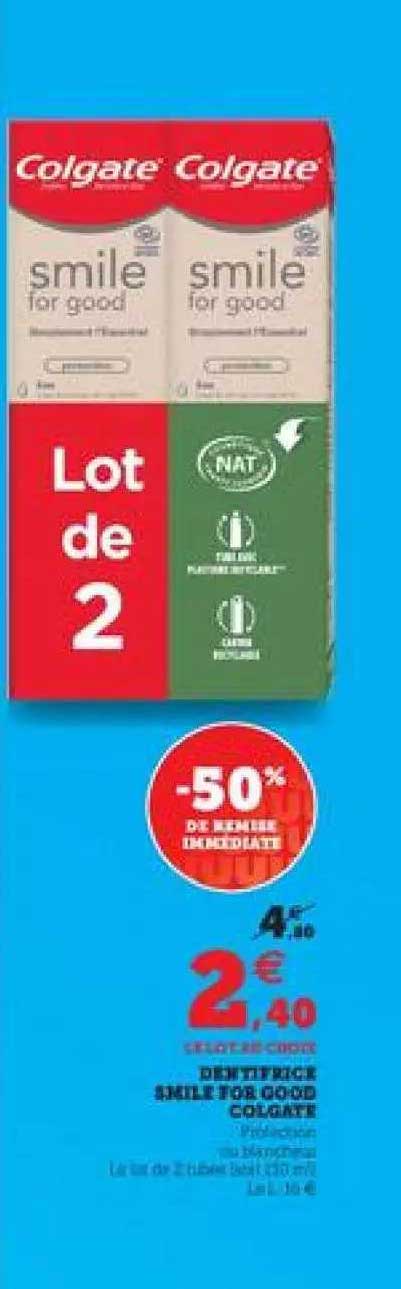 dentifrice smile for good colgate