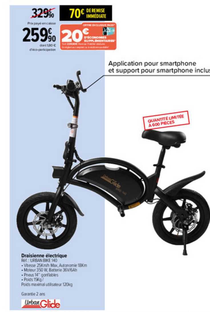 draisienne électrique urban glide