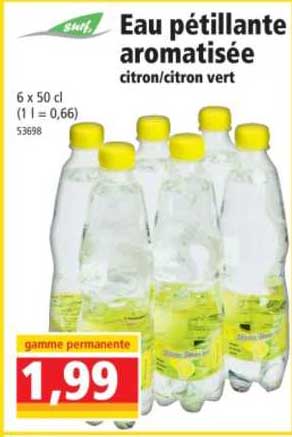 Eau Pétillante Aromatisée