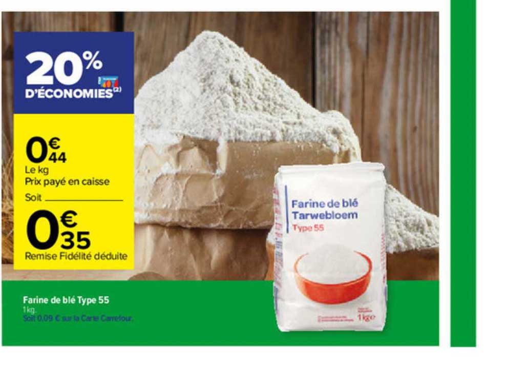 farine de blé type 55