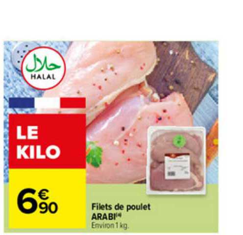filets de poulet arabi