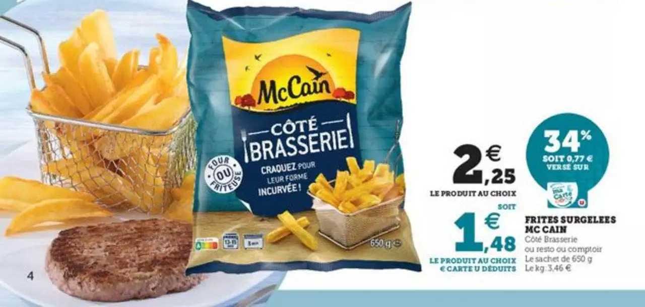 frites surgelées mc cain