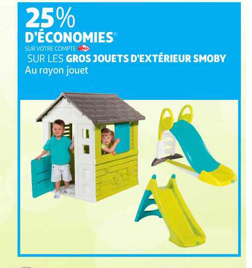 gros jouets d'extérieur smoby