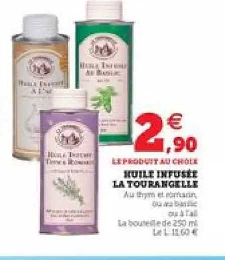 huile infusée la tourangelle