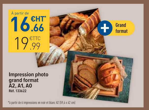 impression photo grand format a2, a1, a0