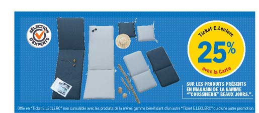 la gamme "coussinerie" beaux jours