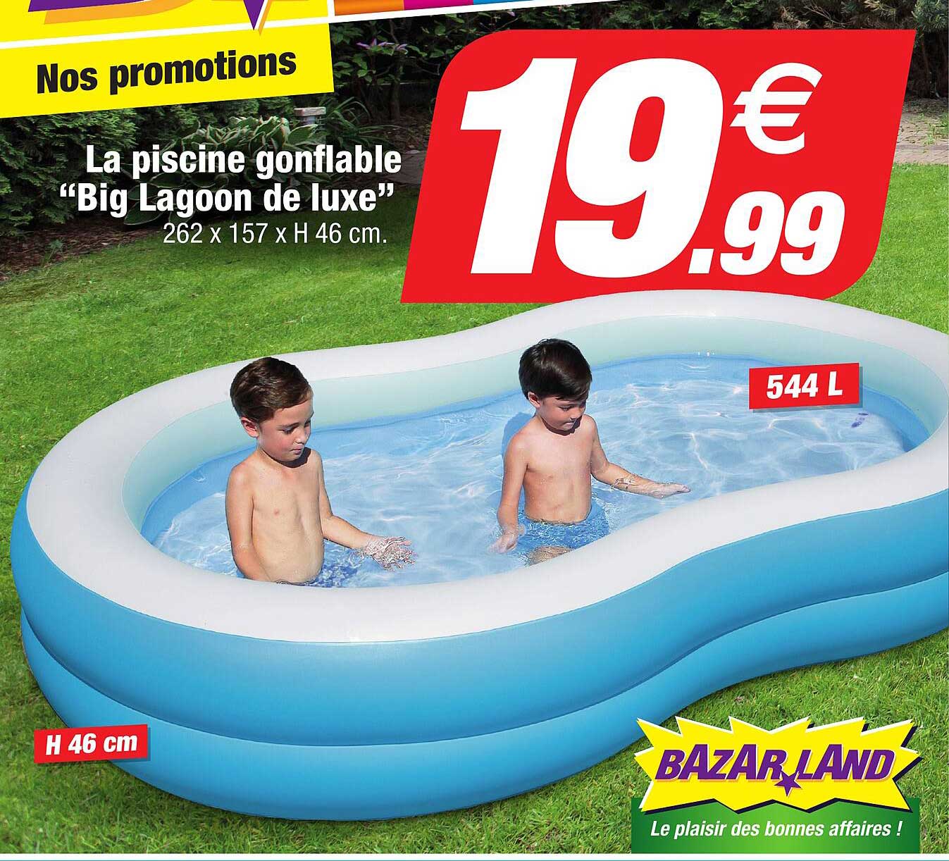 la piscine gonflable "big lagoon de luxe"