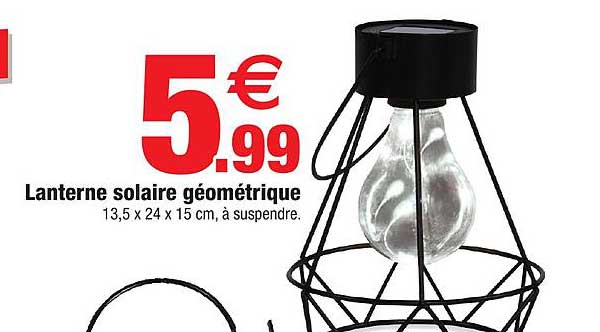 lanterne solaire géométrique