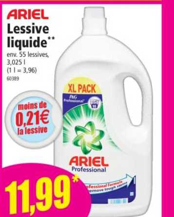 Lessive Liquide Ariel