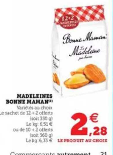 Madeleines Bonne Maman