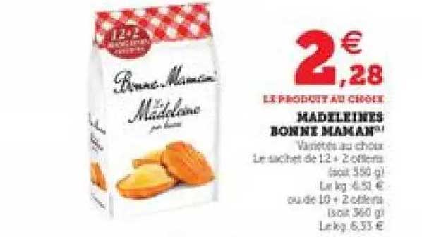 madeleines bonne maman