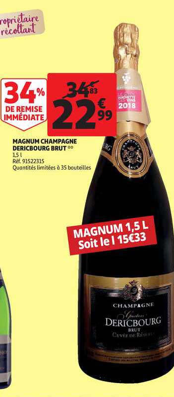 magnum champagne dericbourg brut