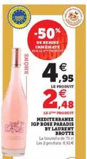 méditerranée igp rose paradis by laurent brotte