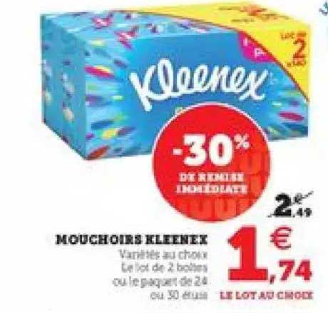 Mouchoirs Kleenex