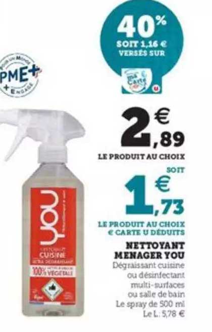 nettoyant ménager you