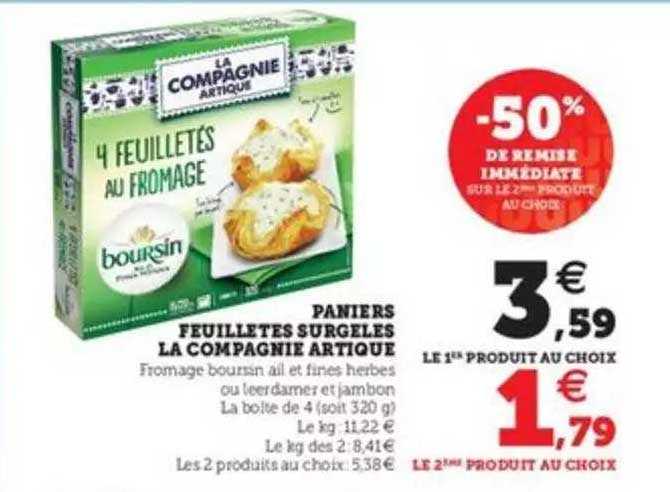 Paniers Feuilletes Surgeles La Compagnie Artique