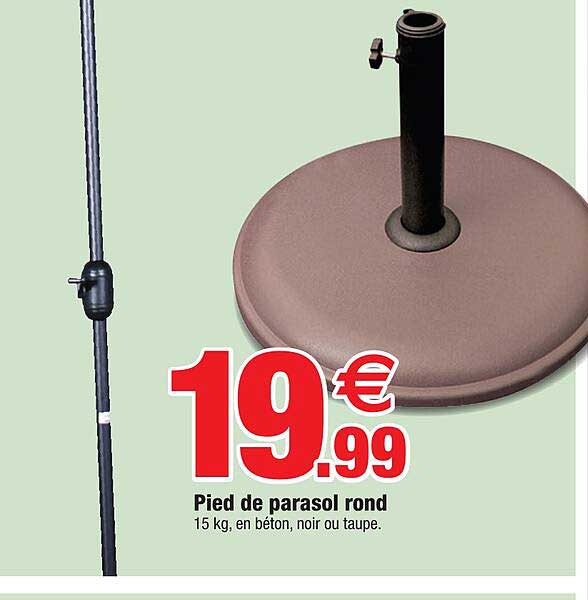 Pied De Parasol Rond