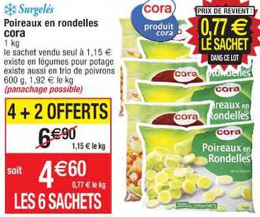 Poireaux En Rondelles Cora