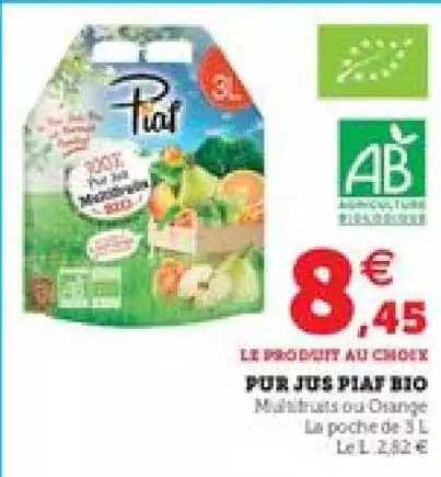 pur jus piaf bio