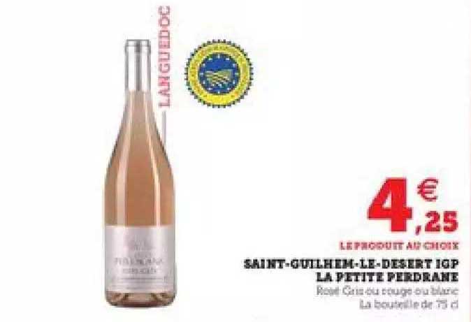 saint-guilhem-le-dessert igp la petite perdrane