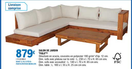 salon de jardin "fidji"