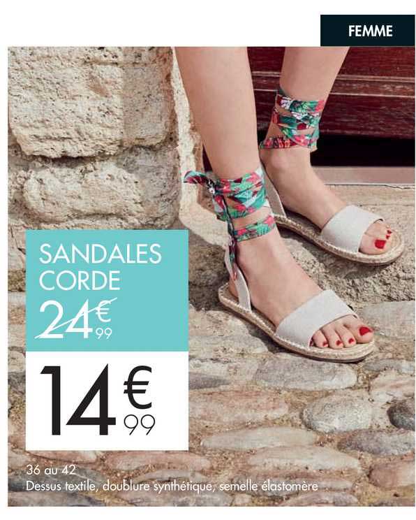 Sandales Corde