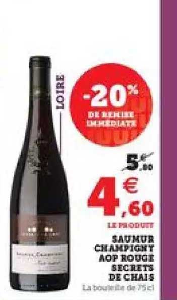 saumur champigny aop rouge secrets de chais