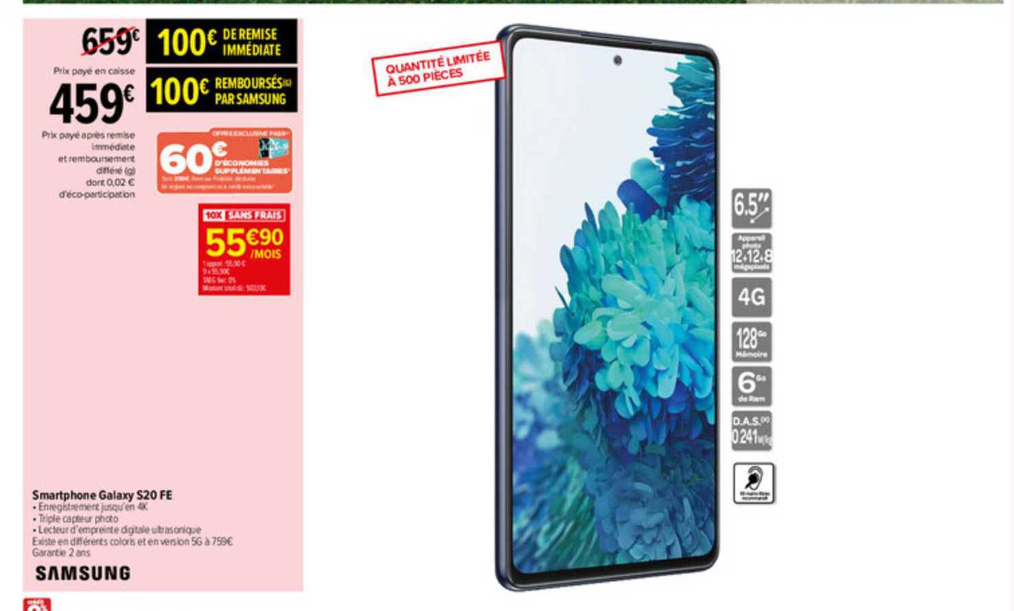 smartphone galaxy s20 fe samsung