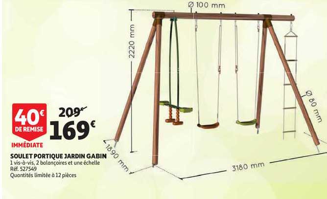 soulet portique jardin gabin