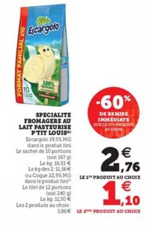Specialite Fromagere Au Lait Pasteurise Ptit Louis