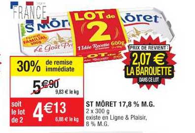 st môret 17,8 % m.g.