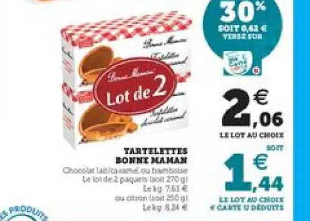 tartelettes bonne maman