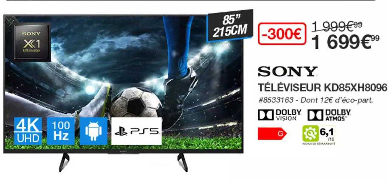 Téléviseur Kd85xh8096 Sony