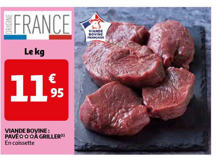 Viande Bovine Pavé à Griller