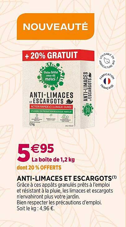 anti-limaces et escargots