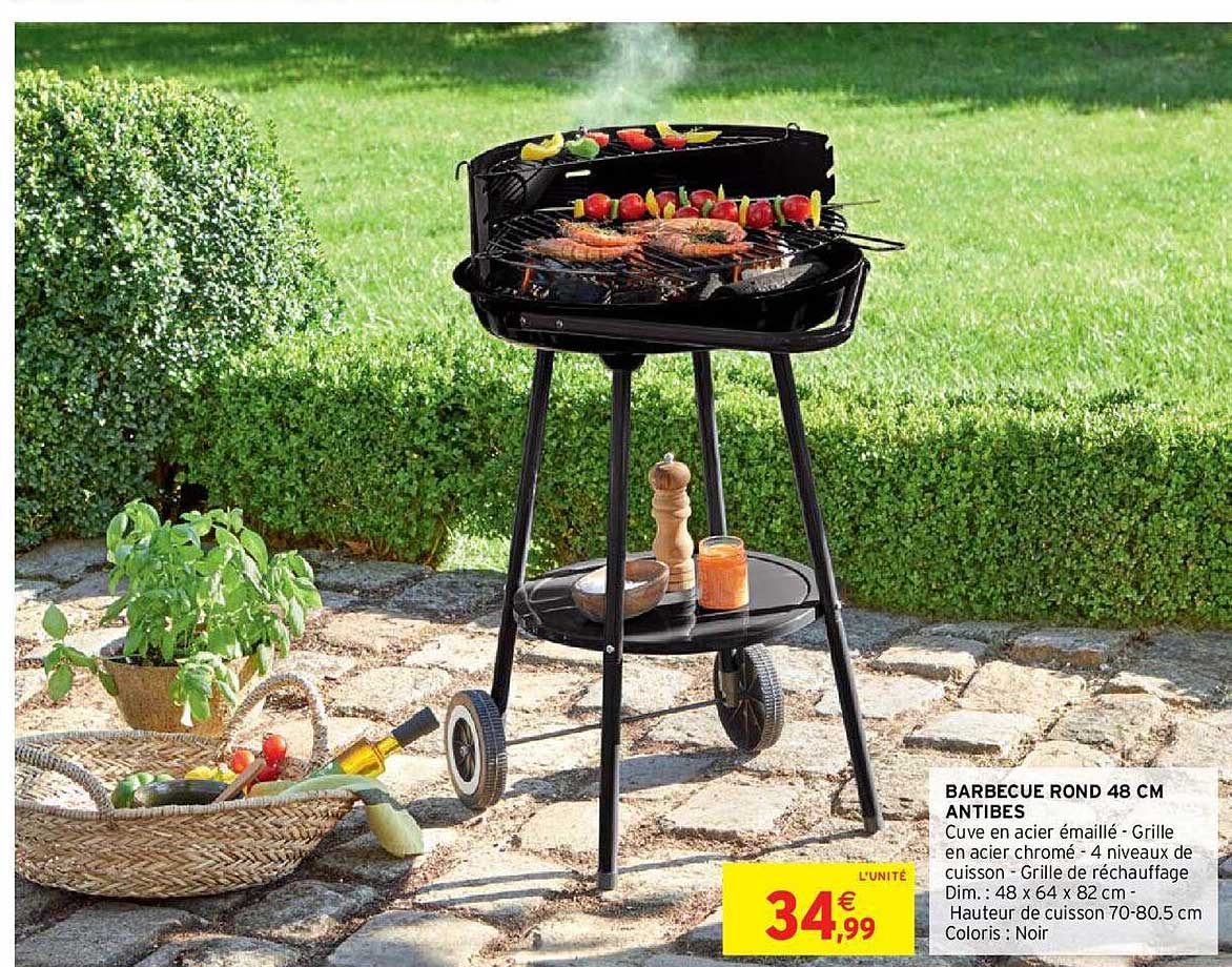 Barbecue Rond 48 Cm Antibes