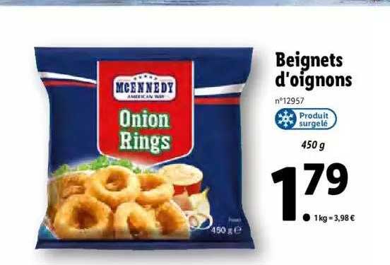 beignets d'oignons mcennedy