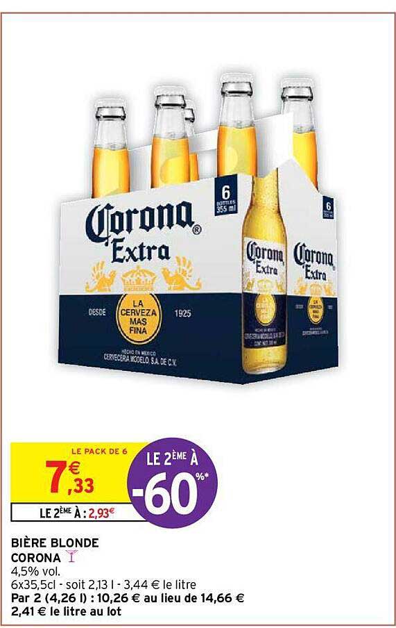 Bière Blonde Corona