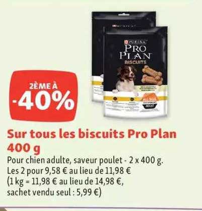 biscuits pro plan 400g